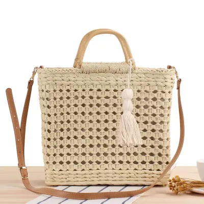 Beige with tassels